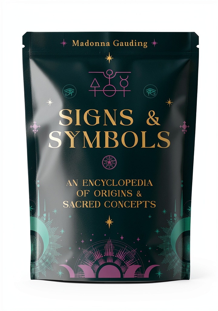 'Sacred Geometry eBook cover showing geometric patterns and symbols'