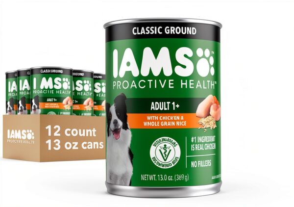 IAMS Wet Dog Food Chicken Rice Complete Nutrition Adult Dogs-0
