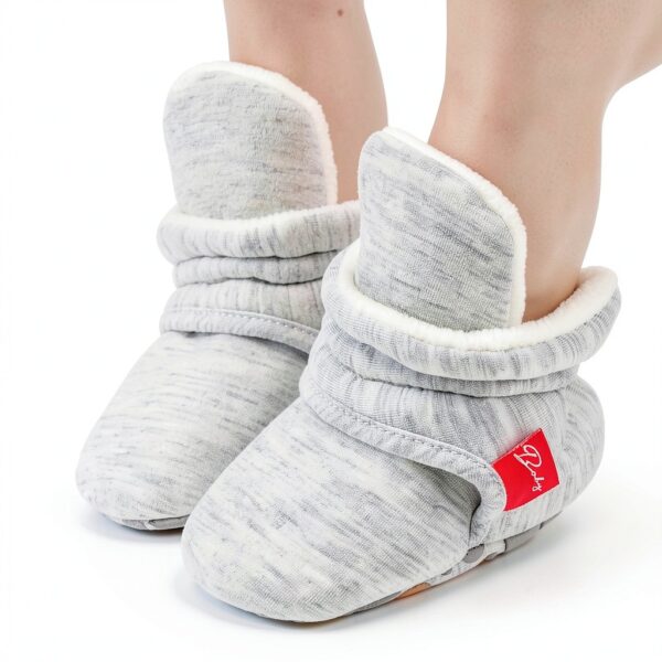 Infant Bodysuit Light Gray Pink White Soft Cotton Baby-0