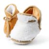 Baby Boys Slippers Cozy Fleece Non-Slip First Walking Shoes-2