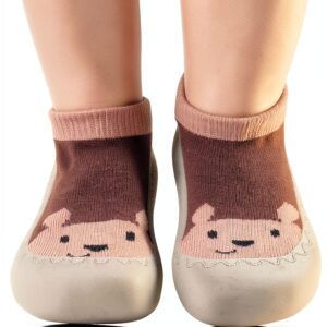 Baby Boys Sock Shoes Soft Non Slip Sole Infant Walking Shoes-0