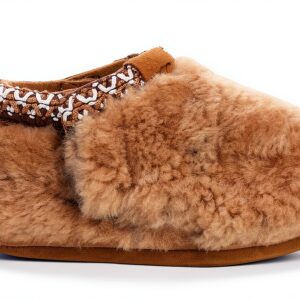 UGG Infant Slippers Chestnut Sheepskin Wool Lined Slippers-0