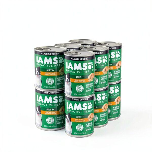 IAMS Wet Dog Food Chicken Rice Complete Nutrition Adult Dogs-1