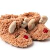 Dearfoams Baby Reindeer Slippers Cozy Infant Holiday-4