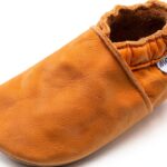 Mejale Baby Leather Slippers Soft Non-Slip Sole Infant-0