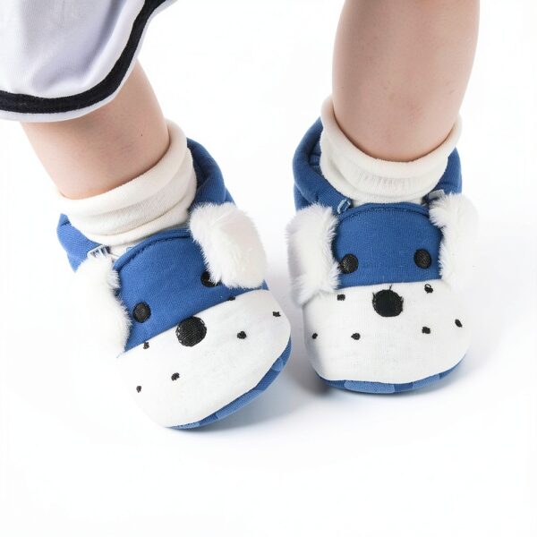 Baby Slippers Soft Fleece Infant Booties Unisex 0-18 Months-2