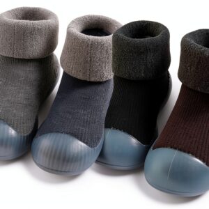 Toddler Slippers Soft Non-Slip Boys Indoor Play Shoes-0