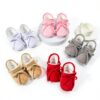 Baby Boys Slippers Cozy Fleece Non-Slip First Walking Shoes-6