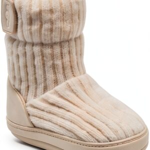 UGG Baby Slippers Rib Knit Upper Slip Resistant Outsole-0