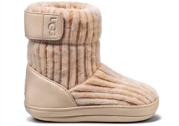 UGG Baby Slippers Rib Knit Upper Slip Resistant Outsole-4