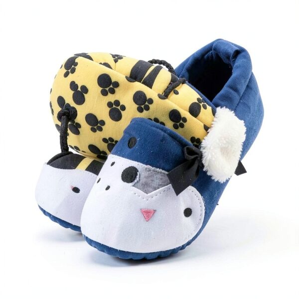Baby Slippers Soft Fleece Infant Booties Unisex 0-18 Months-4
