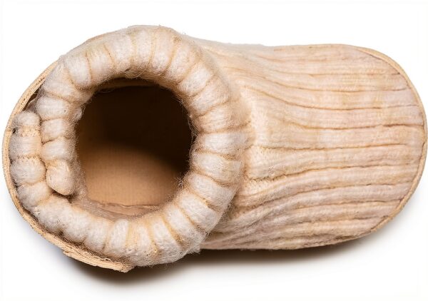 UGG Baby Slippers Rib Knit Upper Slip Resistant Outsole-1