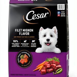 Cesar Dry Dog Food Small Breed Beef Nutrition-0