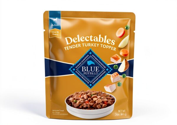Blue Buffalo Delectables Wet Dog Food Topper Turkey Dinner-1