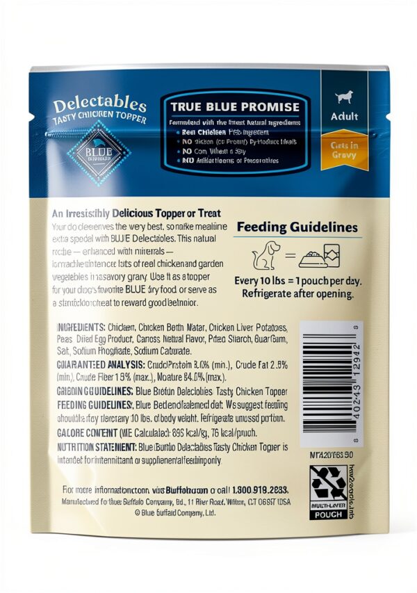 Blue Buffalo Delectables Dog Food Topper Grain Free-1