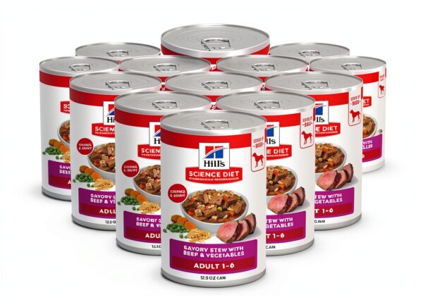 Hills Wet Dog Food High Protein Natural Fiber Omega6-2