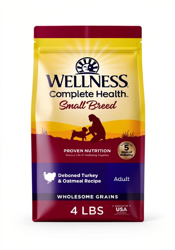 Wellness Dry Dog Food Turkey Oatmeal Natural Nutrition-0