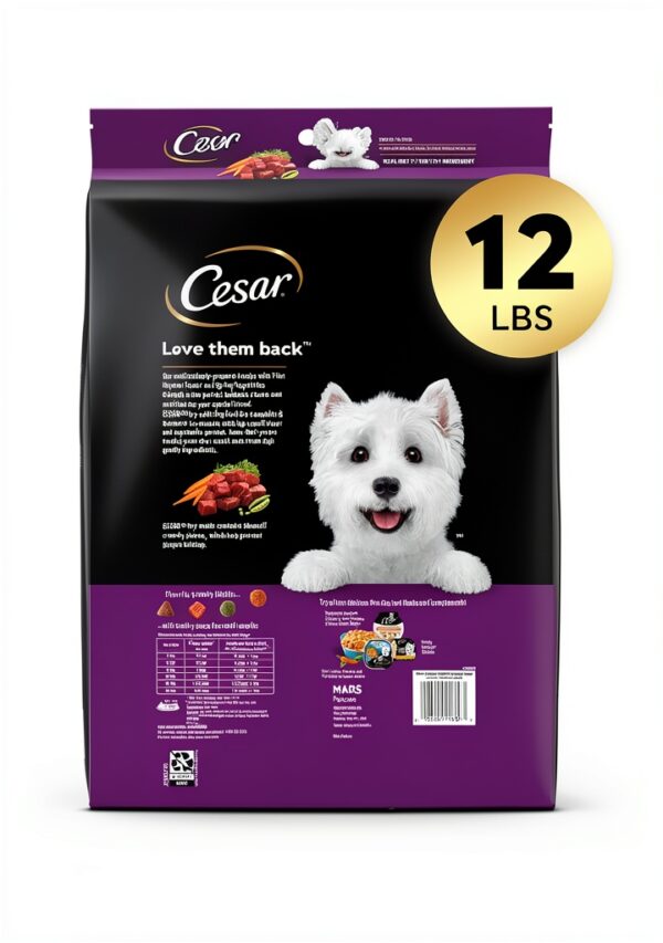 Cesar Dry Dog Food Small Breed Beef Nutrition-1