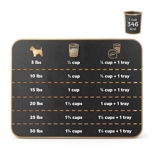 Cesar Dry Dog Food Small Breed Beef Nutrition-4