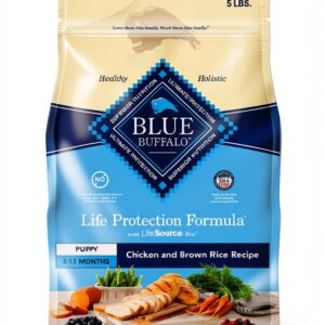 Blue Buffalo Puppy Food Chicken Brown Rice Dog Food-0