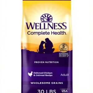 Wellness Dry Dog Food Natural Protein Rich Adult Kibble-0