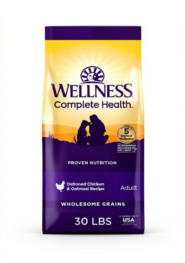 Wellness Dry Dog Food Natural Protein Rich Adult Kibble-0