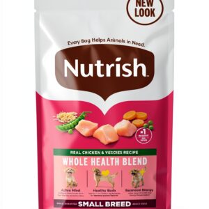 Nutrish Small Breed Dog Food Chicken Veggies Dry Kibble-0