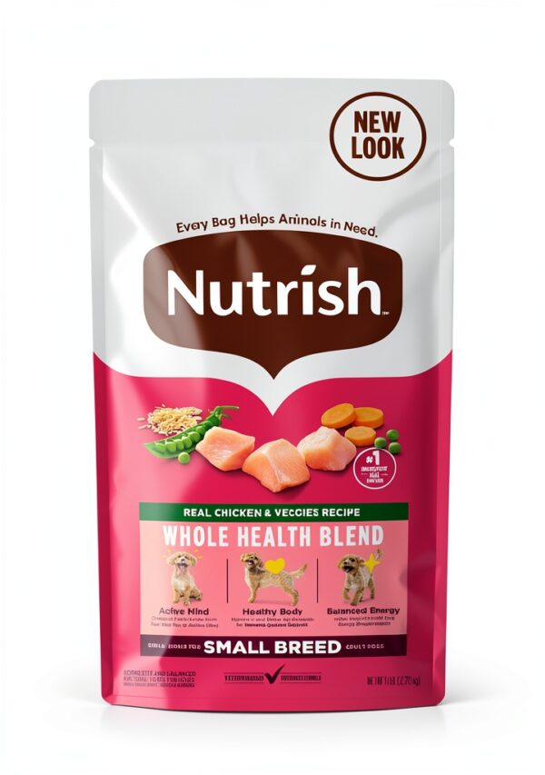 Nutrish Small Breed Dog Food Chicken Veggies Dry Kibble-0