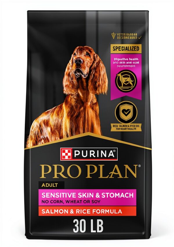 Purina Salmon & Rice Dry Dog Food 30lb Pack-0
