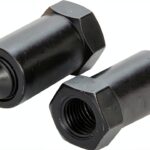ProForm Rocker Arm Nut 3/8-24 Hex Black Alloy Steel/Aluminum 16 Pack-0