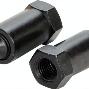 ProForm Rocker Arm Nut 3/8-24 Hex Black Alloy Steel/Aluminum 16 Pack-0