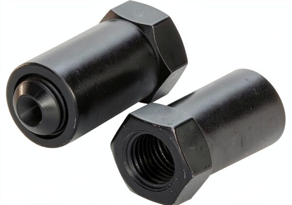 ProForm Rocker Arm Nut 3/8-24 Hex Black Alloy Steel/Aluminum 16 Pack-0