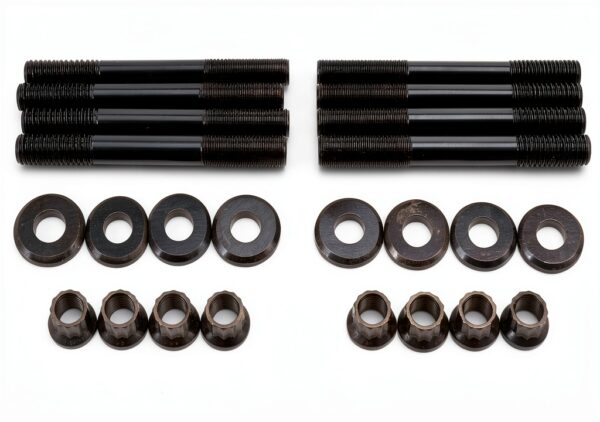 Edelbrock Stainless Steel Flat Head Rocker Arm Stud Bolt 6009 Black-0