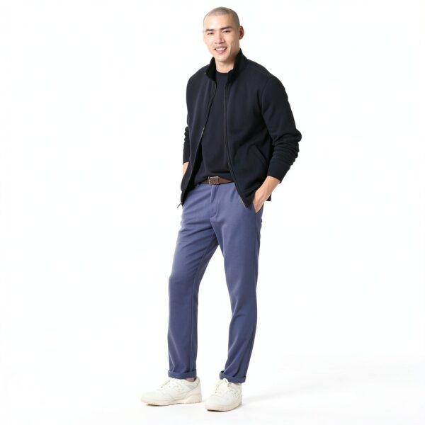 Amazon Essentials Men's Sweatshirt, Mock Neck, Fleece Zip Up-4