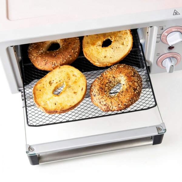 GreenLife Countertop Toaster Oven Air Fryer Pink PFAS-Free Ceramic-5