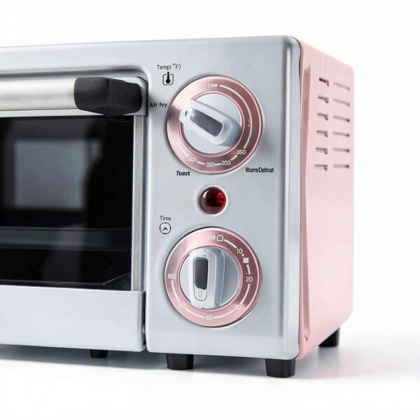 GreenLife Countertop Toaster Oven Air Fryer Pink PFAS-Free Ceramic-6