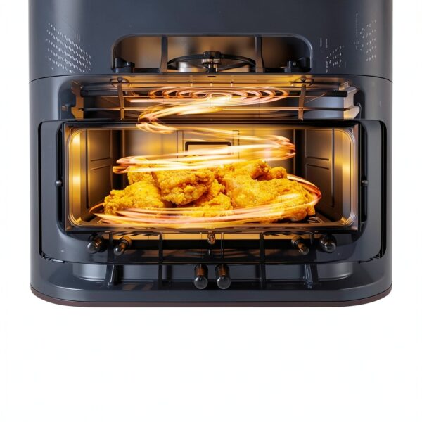 Chefman Crispinator Air Fryer 8-Quart TurboFry Pro 450°F Ceramic-2