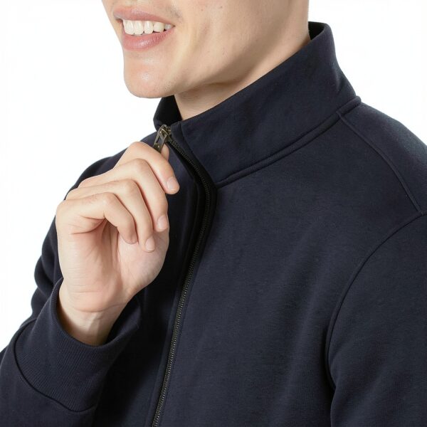 Amazon Essentials Men's Sweatshirt, Mock Neck, Fleece Zip Up-3