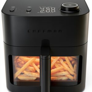 Chefman Crispinator Air Fryer 8-Quart TurboFry Pro 450°F Ceramic-0