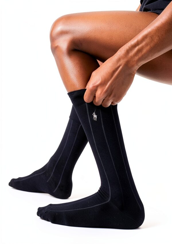 POLO RALPH LAUREN Men's Assorted Pattern Dress Crew Socks (4-Pack)-3