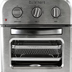 Cuisinart Compact Air Fryer Toaster Oven Stainless Steel 6-in-1 TOA-26-0