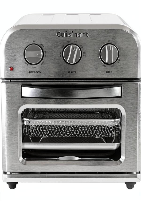 Cuisinart Compact Air Fryer Toaster Oven Stainless Steel 6-in-1 TOA-26-0