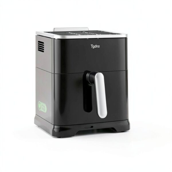 Air Fryer Typhur 8QT Sync with Wireless Thermometer Black Silver-3