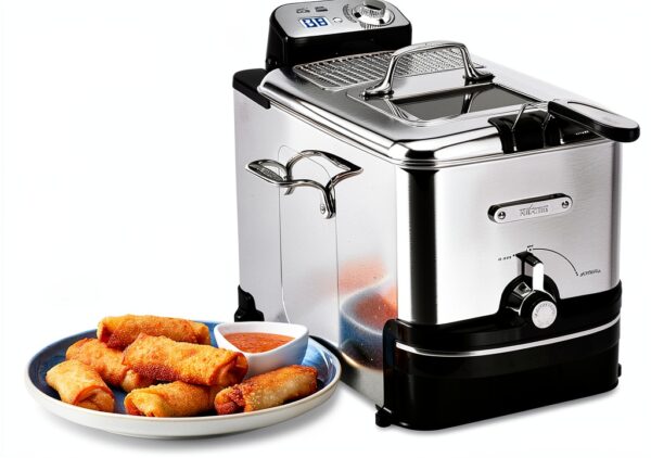 All-Clad Electric Deep Fryer Easy Clean Pro Stainless Steel 1700W-0
