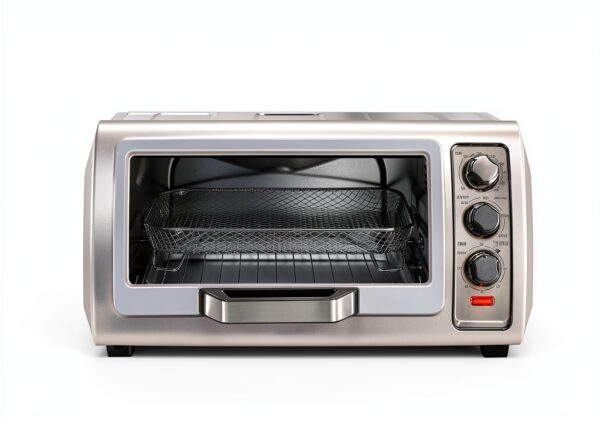 Hamilton Beach Air Fryer Toaster Oven Combo with Large Capacity, Fits 6 Slices or 12” Pizza, 4 Cooking Functions for Convection, Bake, Broil, Roll-Top Door, Easy Reach Sure-Crisp, Stainless Steel-7