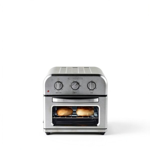 Cuisinart Compact Air Fryer Toaster Oven Stainless Steel 6-in-1 TOA-26-1