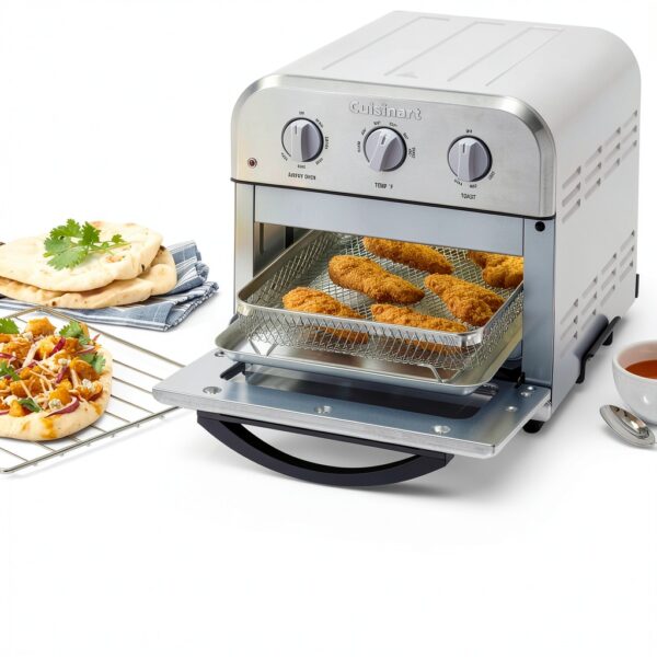 Cuisinart Compact Air Fryer Toaster Oven Stainless Steel 6-in-1 TOA-26-4