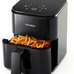Air Fryer DOMEM 3 Qt Compact with Touchscreen and Non-Stick Basket-0