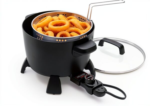 Presto 8-Quart Big Kettle Multi-Cooker Deep Fryer Black-1