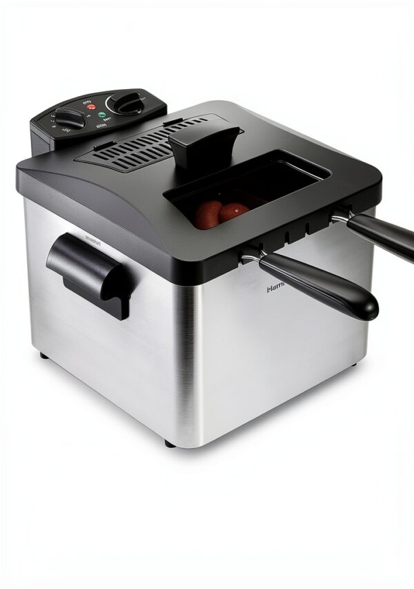 Hamilton Beach Electric Deep Fryer 4.5L with 2 Baskets Stainless Steel-2